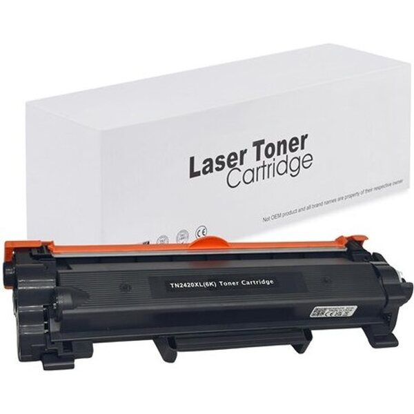 Brother TN-2420XL, musta tarvikekasetti 6000 sivua!